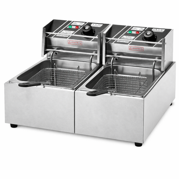 Επαγγελματική Φριτέζα Ηλεκτρική 6+6Lt - 5Kw ZL-81+81